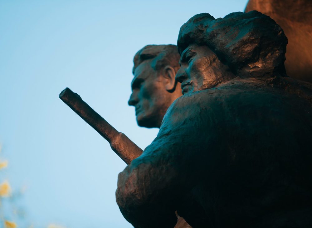 A Soviet statue in Almaty, Kazakhstan. There's plenty of statues around in the country connecting Soviet ties with Kazakhstan before independence.
Photo: Jarek Šedý/Unsplash